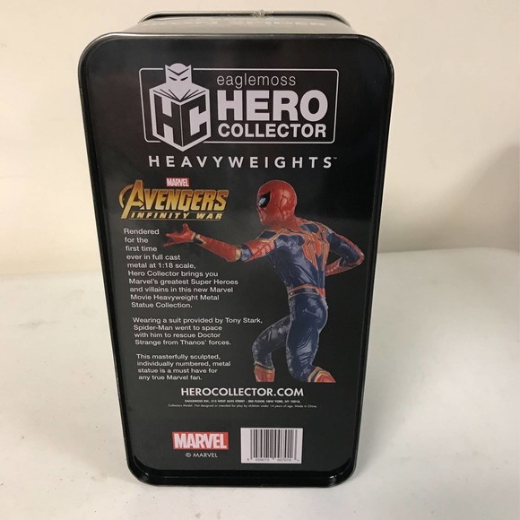 Hero Collector Heavyweights Iron Spider Metal Statue, 1:18 Scale Figurine - Picture 8 of 9